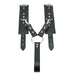 Madison Lockable Regular Wrist Strap Hogtie and Wrist Cuffs Soft Genuine Leather