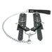 Madison Lockable Regular Chain Leash 2-Way Hogtie and Wrist Cuffs Reliable Restraint