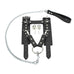 Atlas Handcuffs Superior Fur Lining and Chain Lead Hogtie Latigo Leather