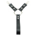 Madison Lockable Regular Wrist Strap Hogtie and Wrist Cuffs Soft Genuine Leather