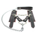 Madison Lockable Regular Chain Leash 2-Way Hogtie and Wrist Cuffs Reliable Restraint