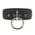 Atlas V O-ring Leather Collar with Soft Chinchilla Fur