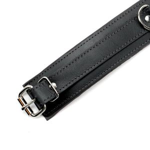 BDSM Lambskin Leather Collar - Ultra Soft, Premium Bondage Gear | Madison Collection