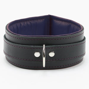 Lockable BDSM Collar Genuine Leather | Madison Collection