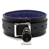 Premium Full Grain Leather BDSM Collar and Leash - Soft Padded Restraint Set | Madison Collection
