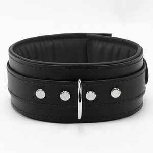BDSM Lambskin Leather Collar - Ultra Soft, Premium Bondage Gear | Madison Collection