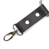 4-Way Latigo Leather BDSM Hogtie Restraint Set - Bondage Cuffs and Toys for Masterful Play | Madison Collection