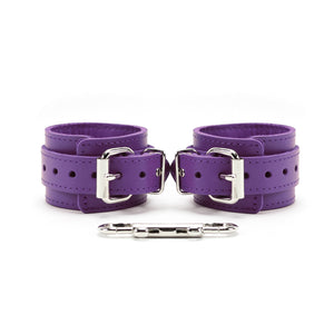 Handcrafted Latigo Leather Hogtie with Handcuffs and Chain Lead for BDSM Restraint | Atlas Collection