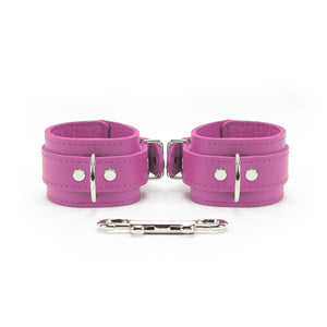 Handcrafted Latigo Leather Hogtie with Handcuffs and Chain Lead for BDSM Restraint | Atlas Collection