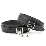 Lambskin Leather Thigh Cuffs - Handmade BDSM Restraints for Enhanced Bondage Play | Madison Collection