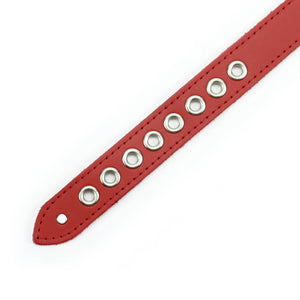 Premium Leather BDSM Submissive Collar - Handmade Kinky Bondage Neckwear | Maxim Collection