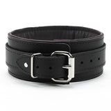 BDSM Lambskin Leather Collar - Ultra Soft, Premium Bondage Gear | Madison Collection
