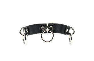 Deluxe Leather BDSM Collar for Bondage Restraint | Minos Collection