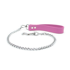 BDSM Leather Lead with Luxurious Handle for Dominance Play | Atlas Collection