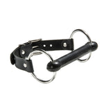 Premium Lambskin Leather Bit Gag with Rubber Bit for BDSM | Bonn Collection