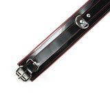 Vegan BDSM Lockable Padded Leather Collar 2" | Ramos Collection