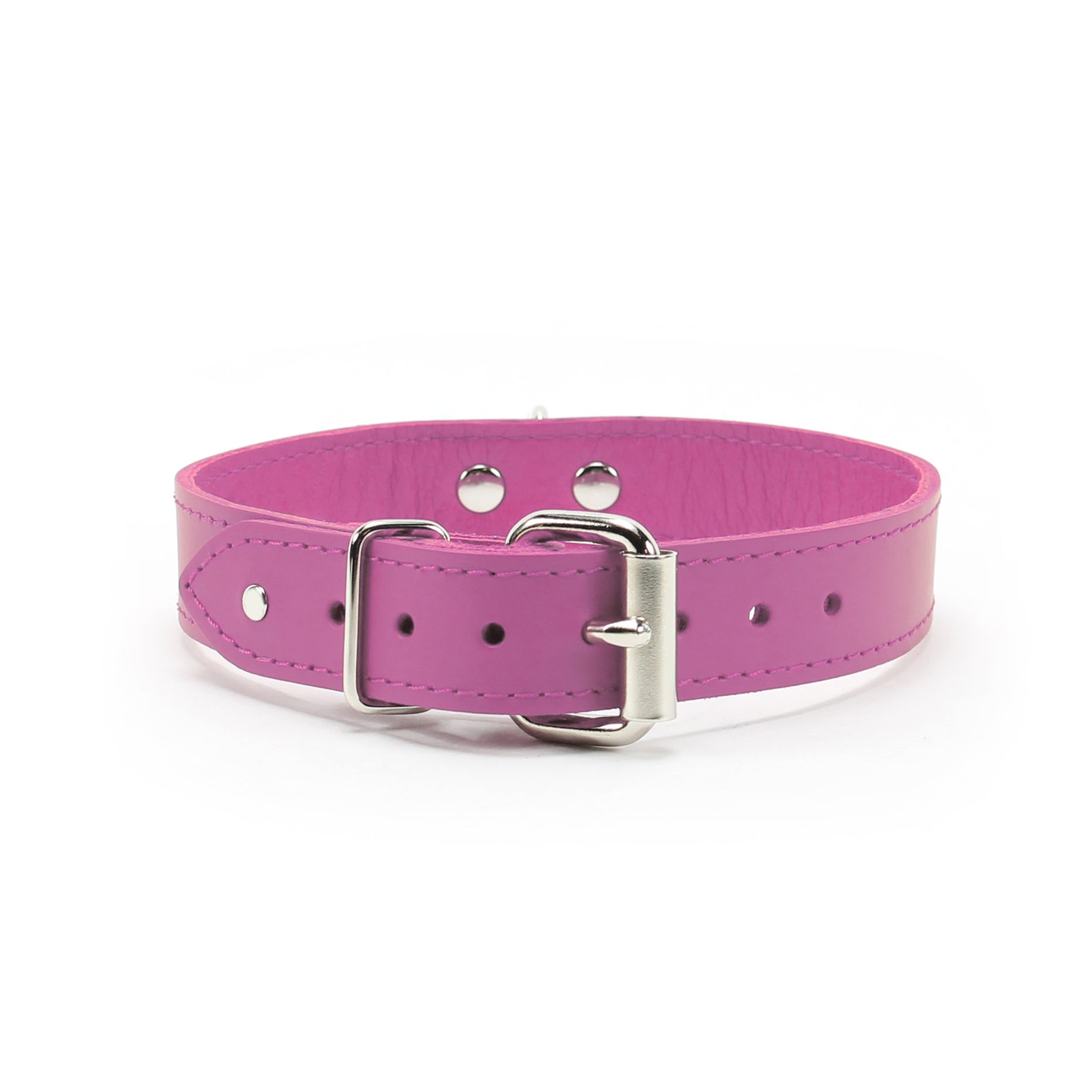 Lambskin Leather BDSM Collar - Handmade Fetish Gear | Atlas Collection