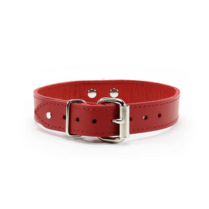 Lambskin Leather BDSM Collar - Handmade Fetish Gear | Atlas Collection