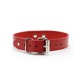 Lambskin Leather BDSM Collar - Handmade Fetish Gear | Atlas Collection
