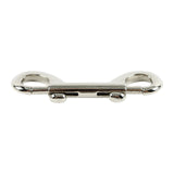 Heavy Duty Leather BDSM Connector - Double Ended Snap Hook Clip 3-3/8" | Atlas Collection