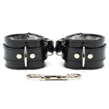 Ramos Vegan Leather BDSM Fur Lined Wrist and Ankle Restraint Cuffs | Ramos Collection