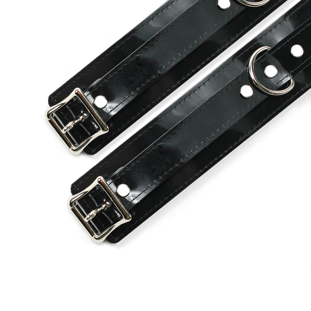 Ramos Vegan Leather BDSM Fur Lined Wrist and Ankle Restraint Cuffs | Ramos Collection