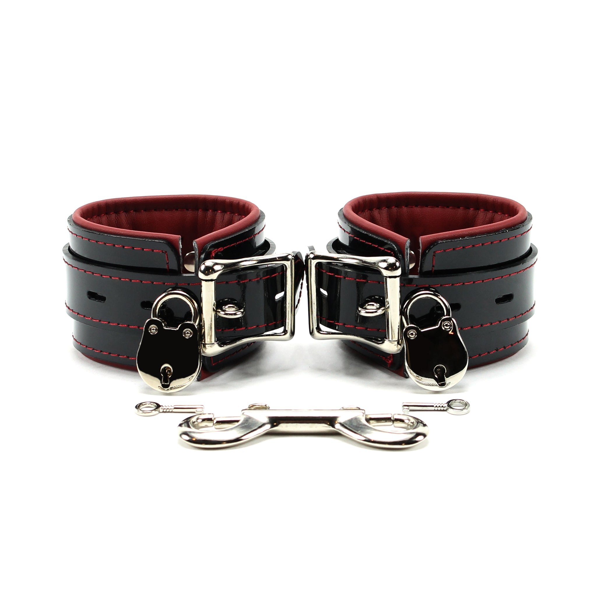 Vegan Lockable BDSM Wrist & Ankle Cuffs | Ramos Collection