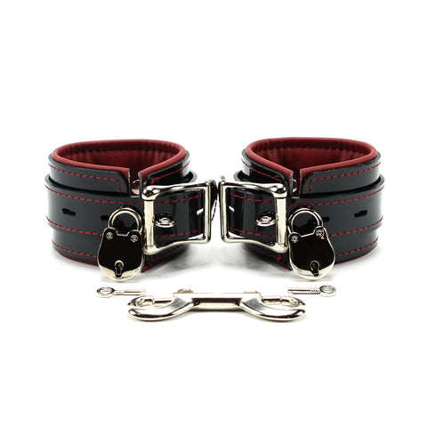 Ramos Vegan Lockable Wrist or Ankle Cuffs