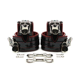 Vegan Leather BDSM Padded Wrist & Ankle Restraints Kit for Bondage Play | Ramos Collection