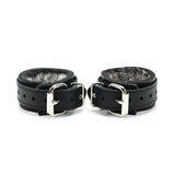 1.5in Premium Chinchilla Fur BDSM Restraints Set - 5 Piece Kit | Atlas Collection