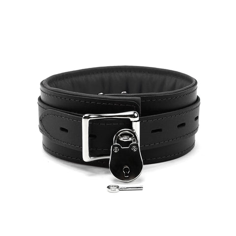 bdsm lockable collar slave