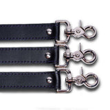 Premium Leather BDSM Restraint Straps with Double Snap Closure | Madison Collection